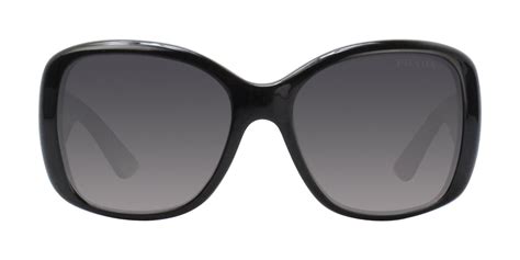 prada women's sunglasses pr 32p|Prada Heritage PR 32PS 1AB5W1 Black Plastic Square .